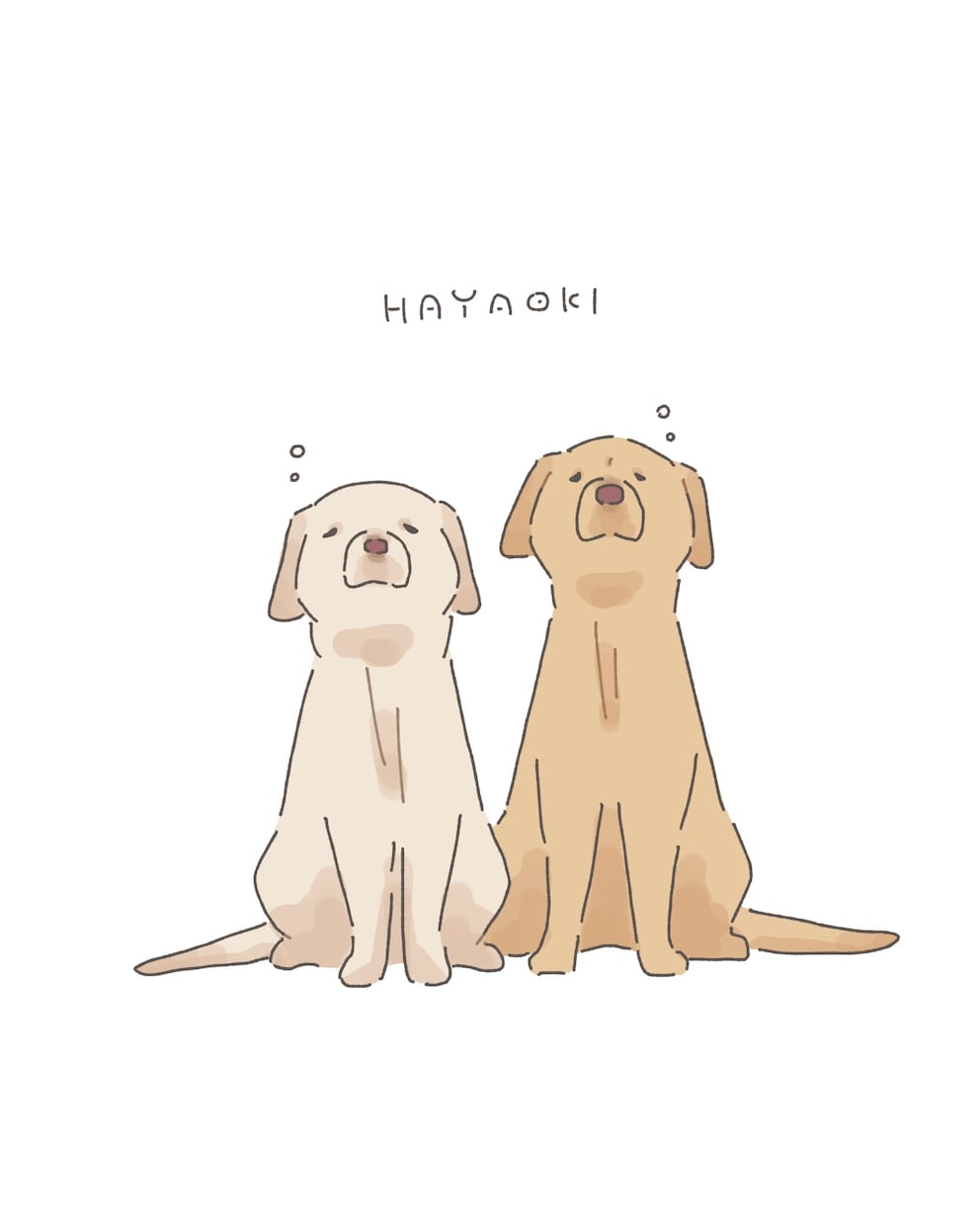 絵柄いろいろ！犬のイラストを描きます グッズ製作や何かの記念にいかがでしょうか♪ イメージ3
