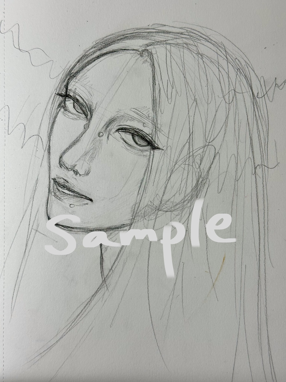 リアル×アート風に似顔絵を描きます 写真やイメージを元にアート風ポートレートを制作します イメージ6