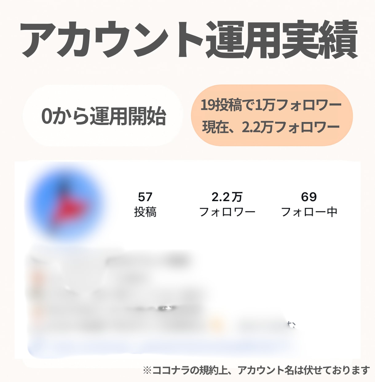 Instagramのフォロワー数をプロが伸ばします 2万フォロワー達成実績多数！インスタ爆伸びの秘訣をプロが伝授 イメージ3