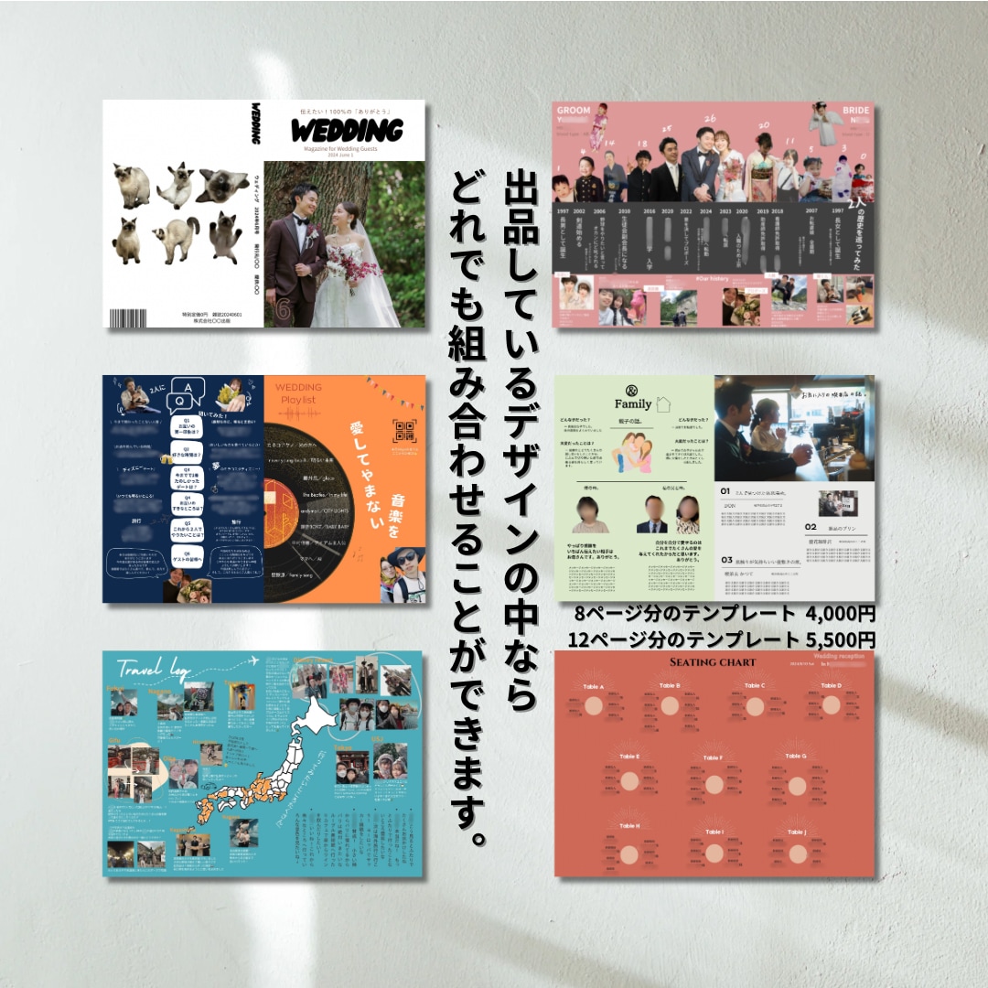 結婚式 雑誌風プロフィールブックを作成できます スマホ1台でできる◎【オシャレ雑誌風】操作資料付き イメージ7