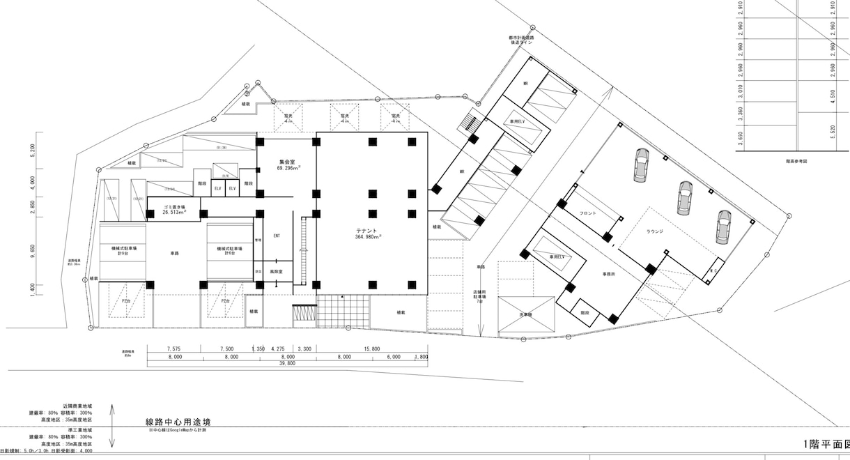 土地活用、マンション用地の建築ボリューム作成します 基準法はもちろんの事、天空率や日影規制、条例等も考慮致します イメージ2