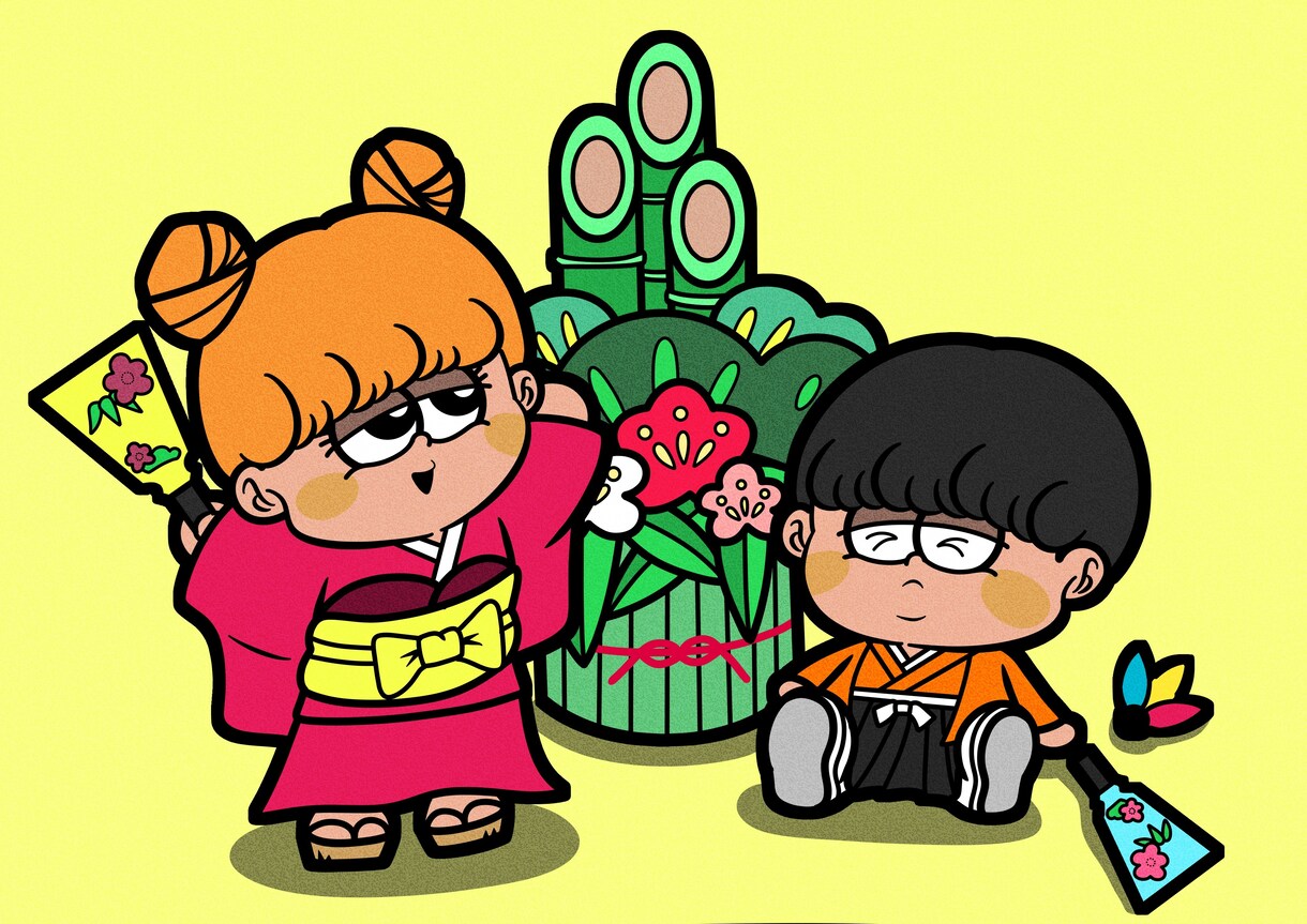 ポップで可愛い人物・動物のイラスト描きます アイコン・グッズなど用途に応じたイラスト作成 イメージ10