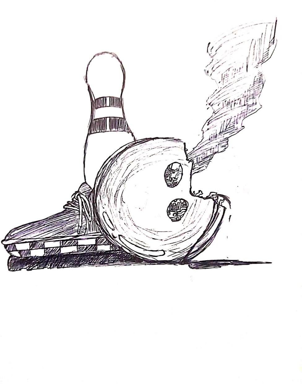 ペン画イラストを提供します ボールペンで描く独創的な世界観を描きます イメージ4