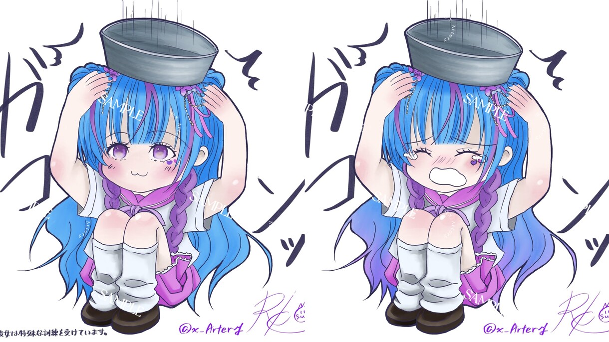 綺麗系イラスト描きます 絵柄は幅広く対応可！お気軽にご相談ください(*´꒳`*) イメージ7