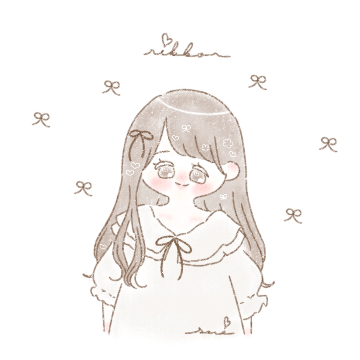 ふんわりと優しいタッチのイラストを描きます しあわせのつまったまんまるほっぺ イメージ2