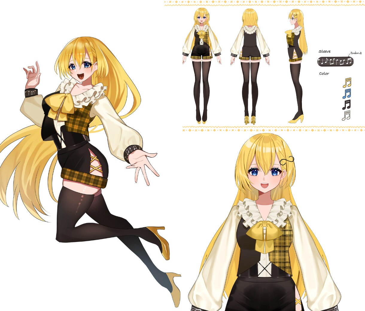 企業実績有！これで全部揃う！Vtuber制作します イラスト・モデリング・キービジュ・三面図全部込み イメージ5