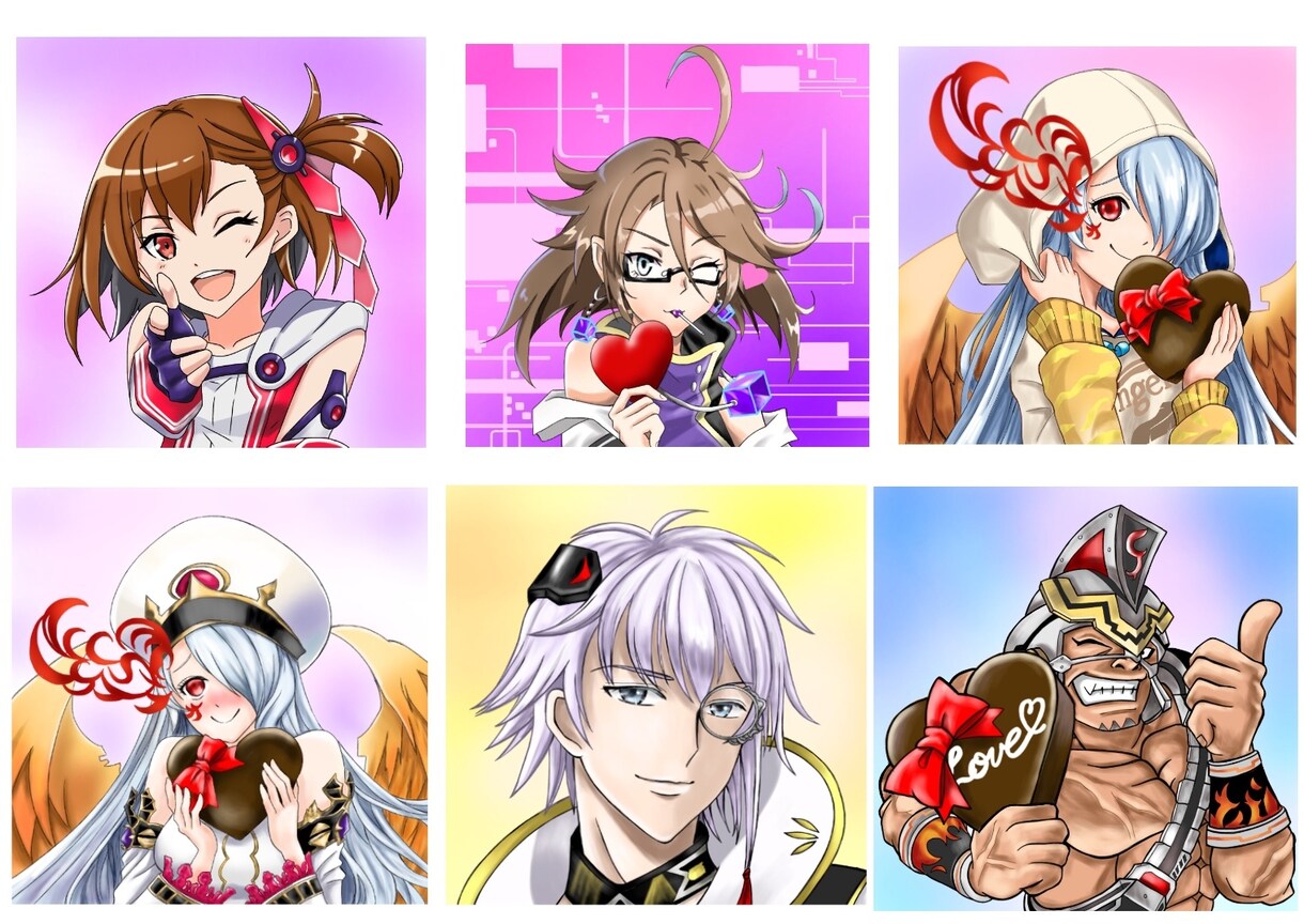 キャラクター、アイドル似顔絵お描きします 好きなシチュエーションで、あなただけの特別な1枚に！ イメージ3