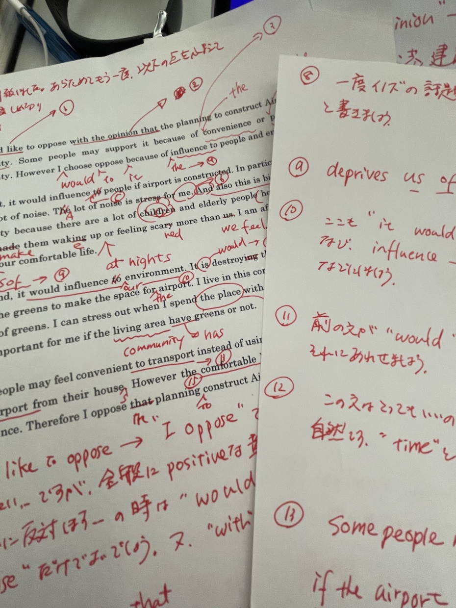 TOEFL, iELTsライティング添削します 未完成な作文でもOK。「そこから先」をお教えします イメージ1