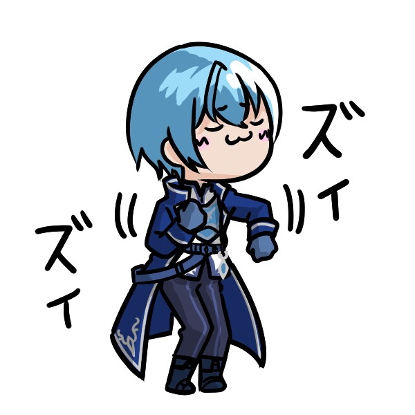 IRIAMのズイズイタイム用SD描きます あなたの立ち絵をｽﾞｲ(ง ˘ω˘ )วｽﾞｲSDに！ イメージ1