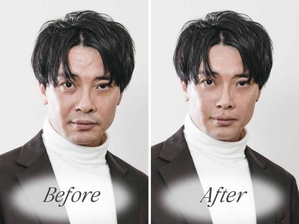 プロが【若返り】気になる写真をレタッチ.加工します 韓国風・オフィス・ウェディング・自然加工OK！盛りたい方へ イメージ2