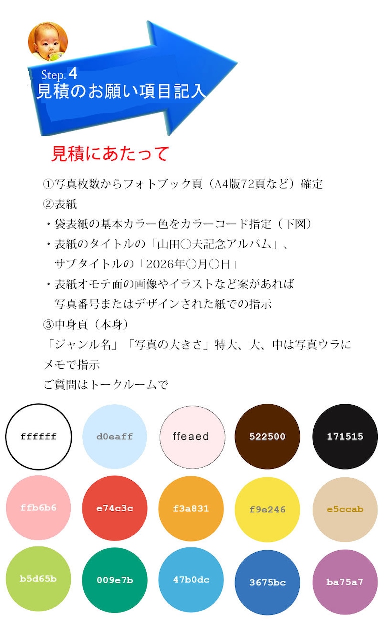 アルバム写真を断捨離しA4スリム冊子にします 選別写真をスキャンしてフォトブックにレイアウト製本します！ イメージ5