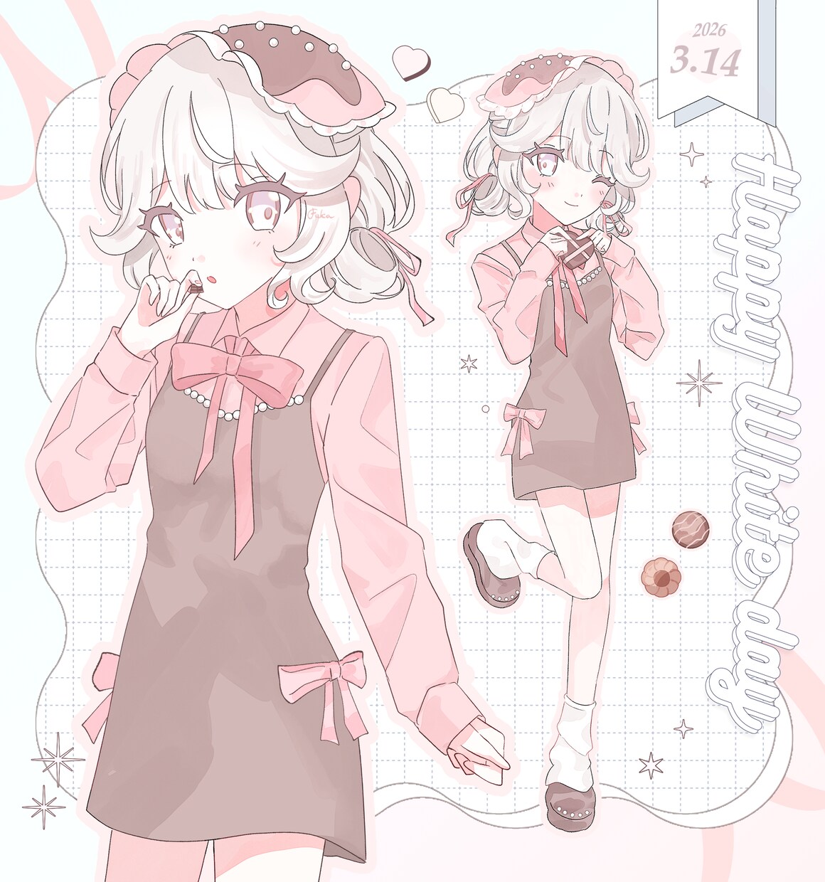 ポップでキュートな女の子のイラスト描きます ポップでキュートな女の子イラスト作成します！ イメージ5