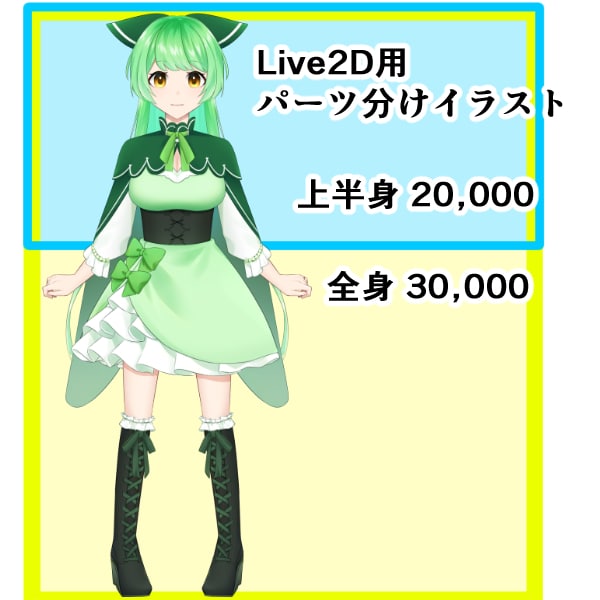 Vtuber制作します かわいい、かっこいいモデル制作します！ イメージ2