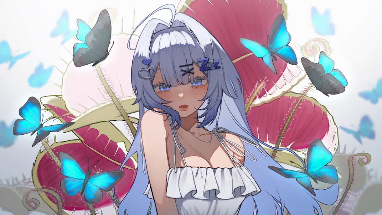 柔らかい雰囲気の一枚絵を制作します MVや配信用サムネ・周年記念やグッズ用などのイラスト制作 イメージ1