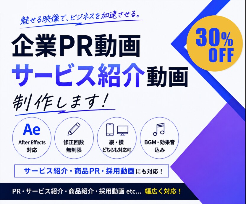期間限定価格！商品PR・サービス紹介動画制作します 丁寧に対応します。まずはご相談ください！ イメージ1