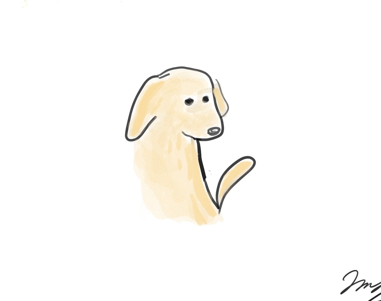 可愛いらしい子犬のイラスト描きます 子犬のイラストをロゴやインテリアに取り入れませんか？ イメージ2