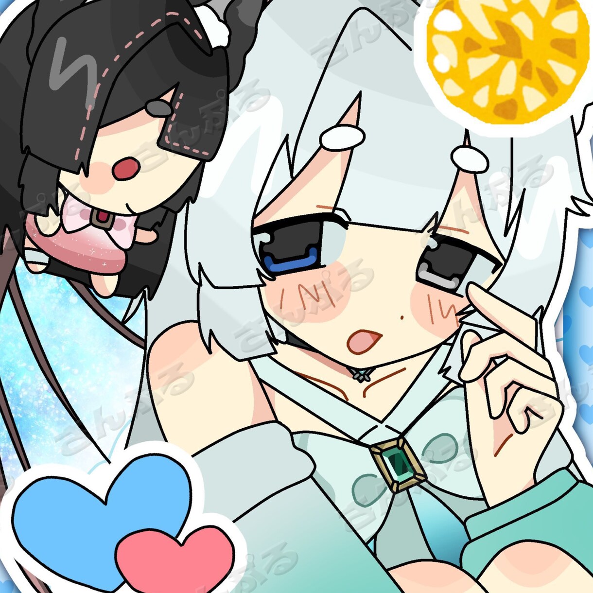もえもえ♡なアイコン描きます 初心者の方も大歓迎◎かわいい平成風アイコンが必要な人へ☆ イメージ2