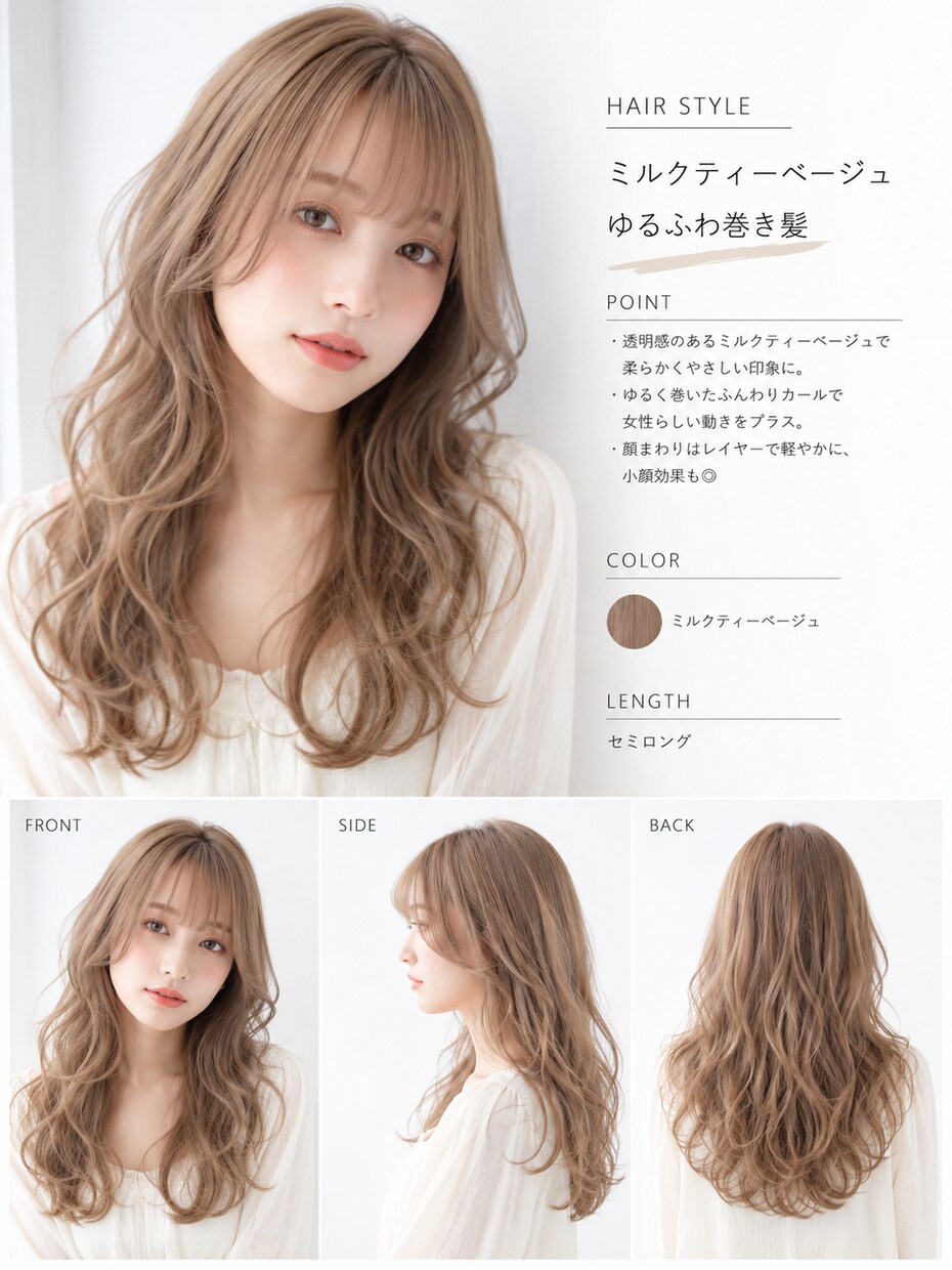 美容室向けのAIモデル画像を作成します SNS・集客用に使えるおしゃれなAIモデルを制作します！ イメージ2