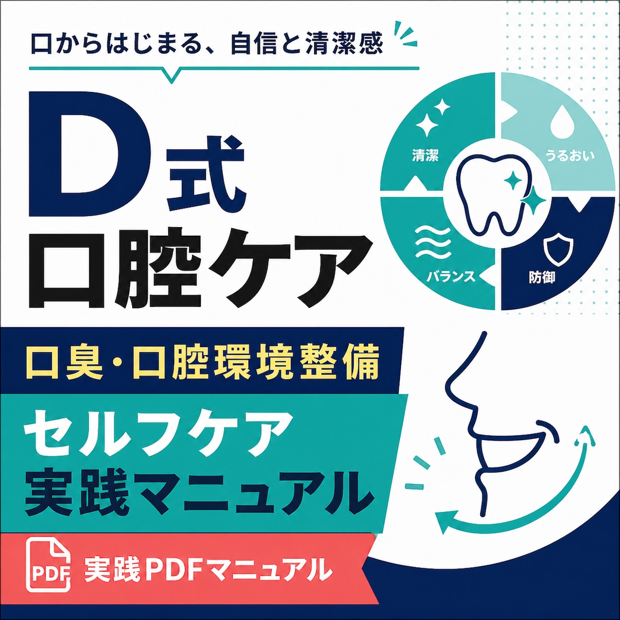 お手軽完全克服！【口臭・口腔環境】整備法を教えます 安価な素材で出来る「口腔環境整備マニュアル」食事指導付き イメージ3