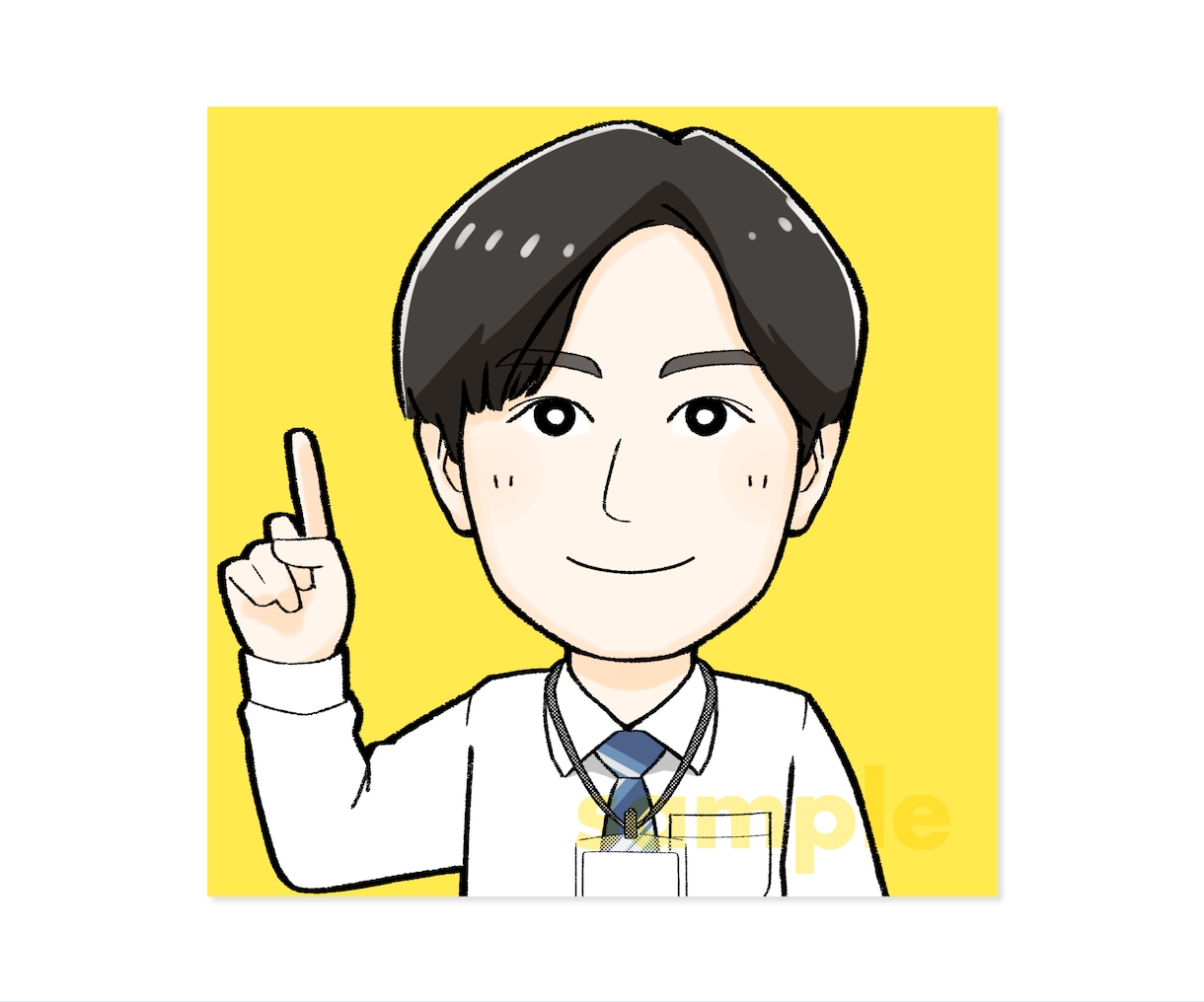 シンプルすぎず可愛い♪優しい好印象似顔絵描きます デフォルメ☆SNSやブログのアイコンお名刺に◎プレゼントにも イメージ10