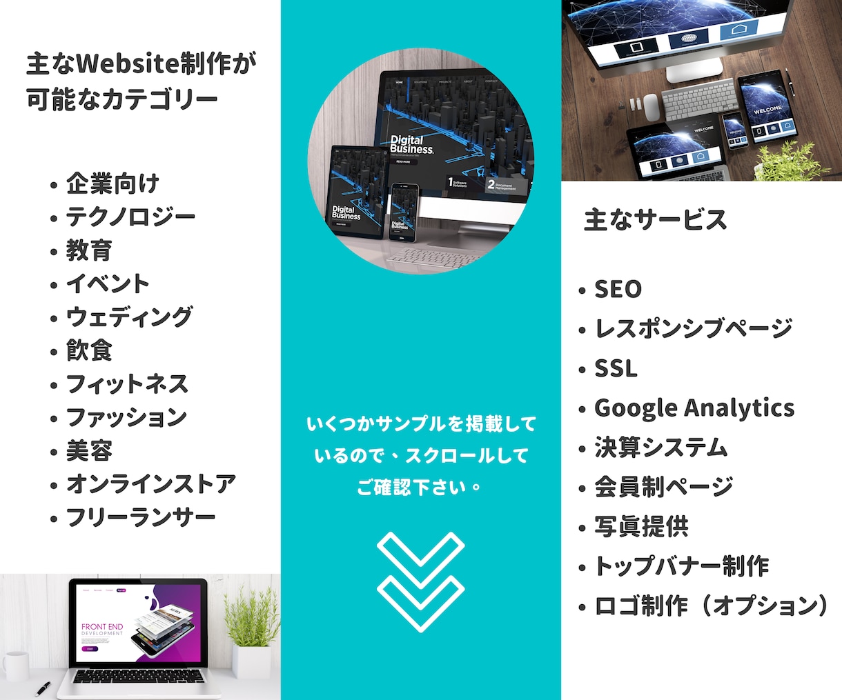 英語または日本語のウェブサイトの作成をします 海外でマーケターとして働いているバイリンガルによるサイト作成 イメージ3