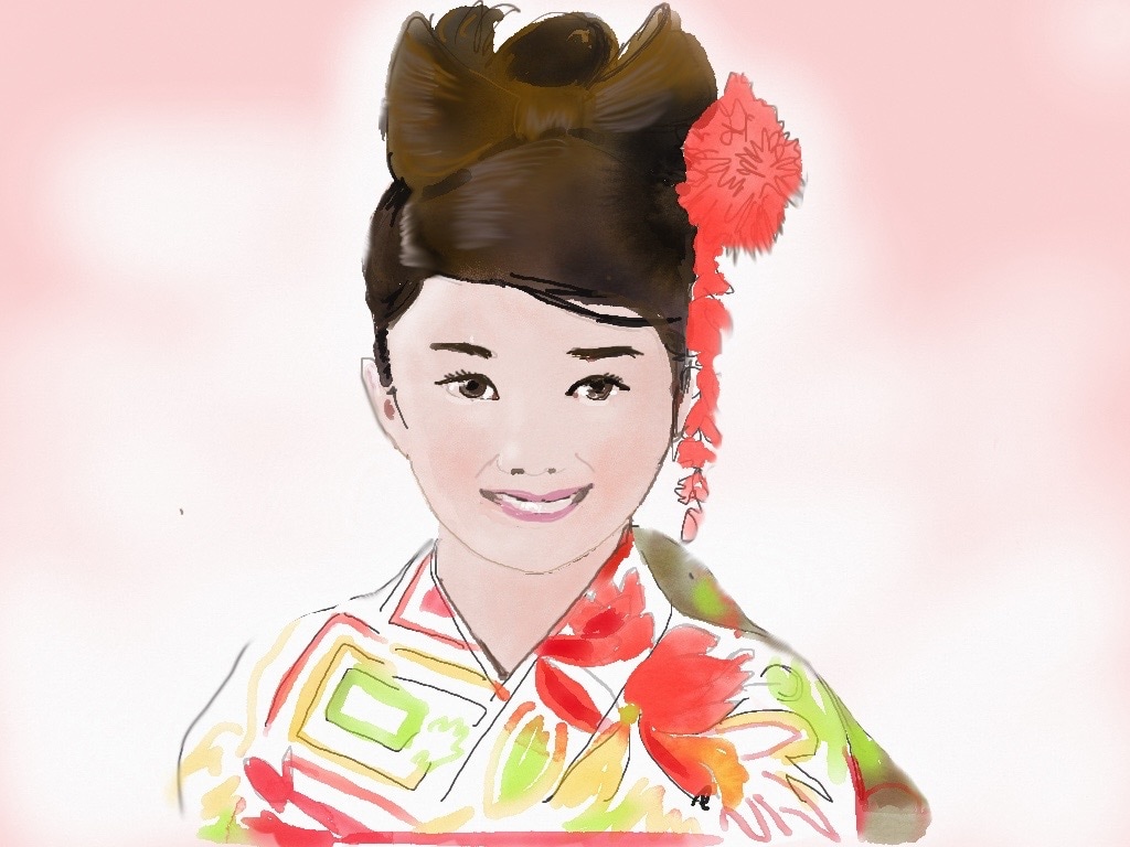 お子様の写真をイラストに します 忘れられない記念やプレゼントにいかがですか？ イメージ3