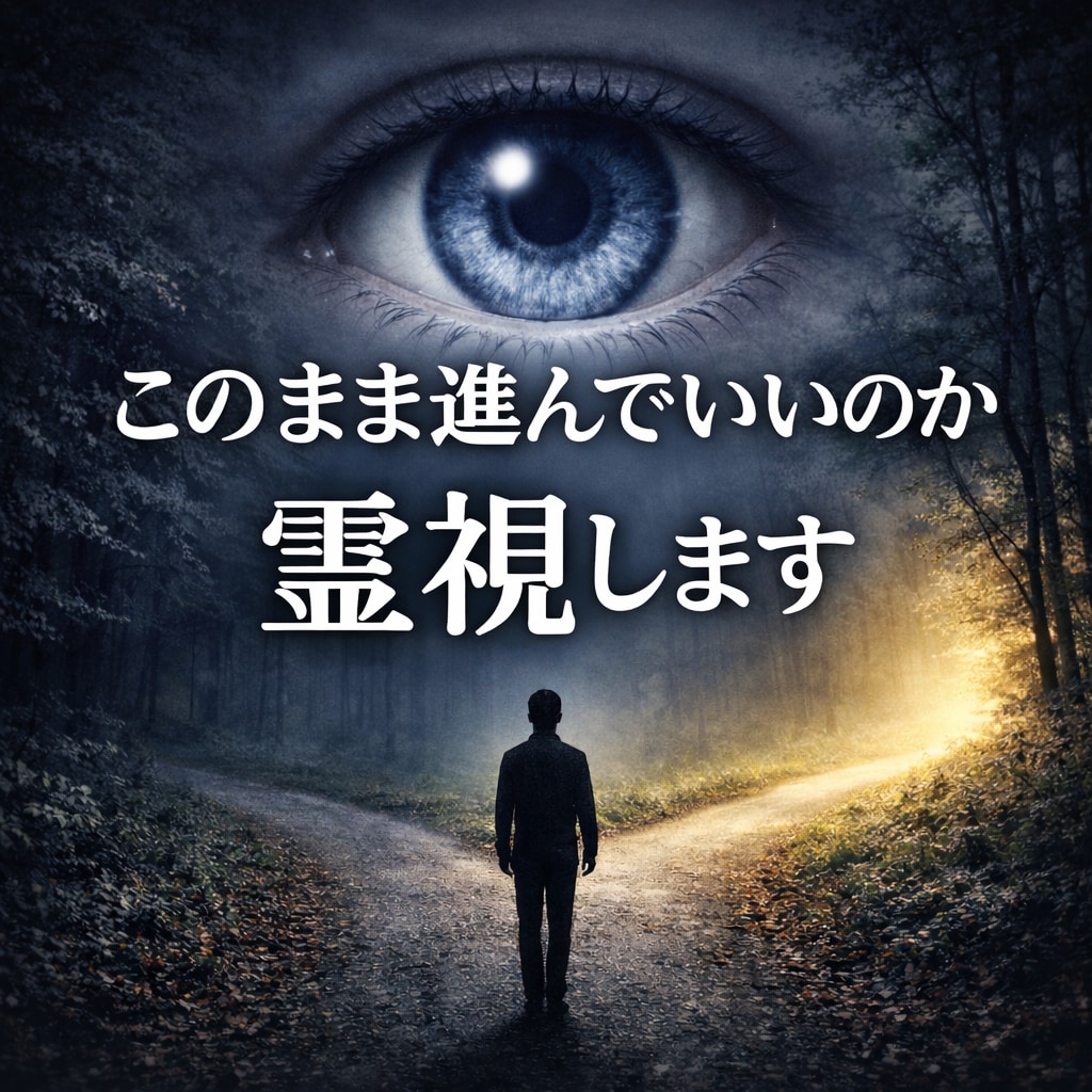 後悔する前に、このまま進んでいいのか答えをだします この先に待ち受けるものと、取るべき道を霊視で見極める イメージ1