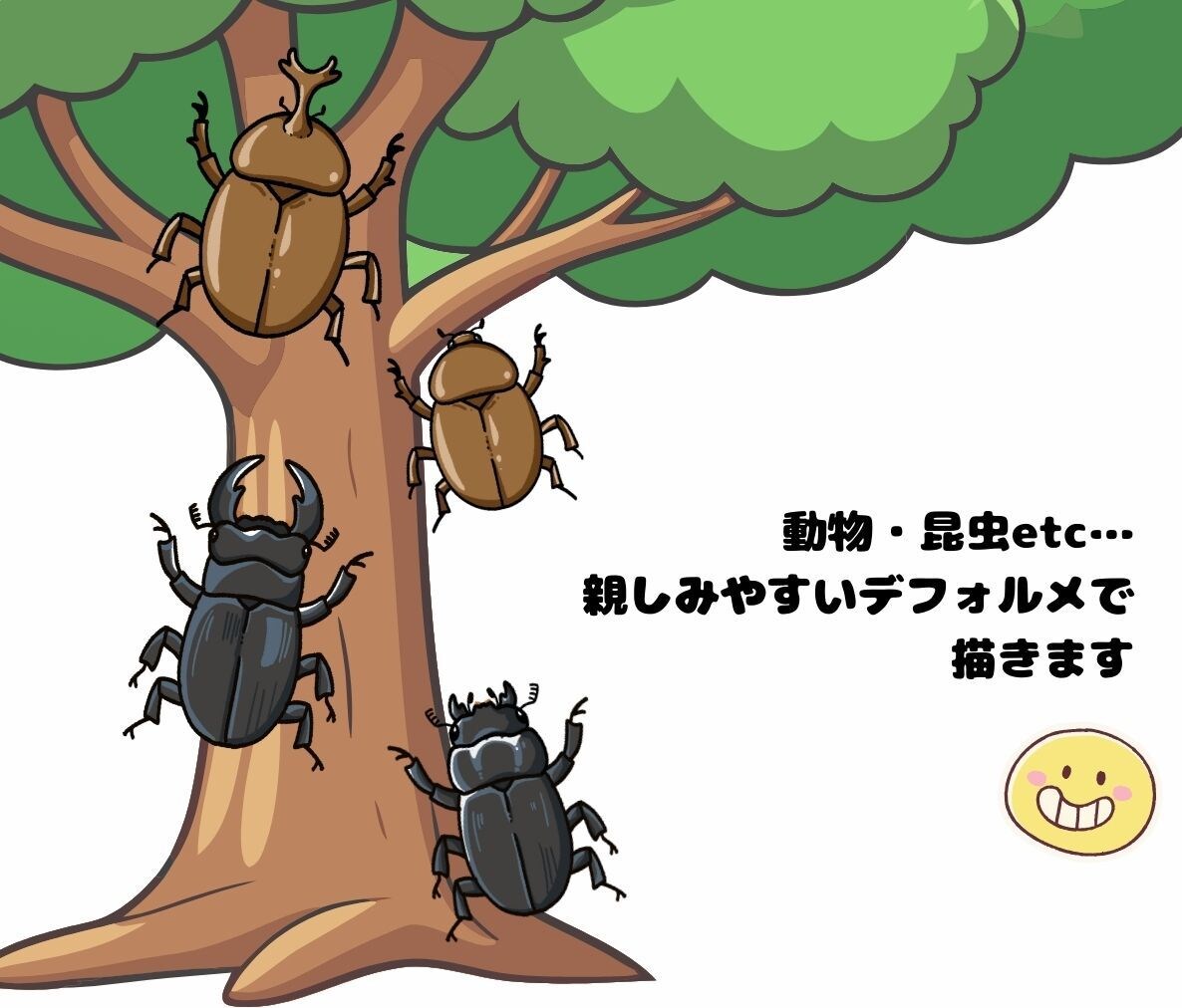 親しみのあるキャラクター制作します 親しみやすいイラストで制作します！ イメージ4