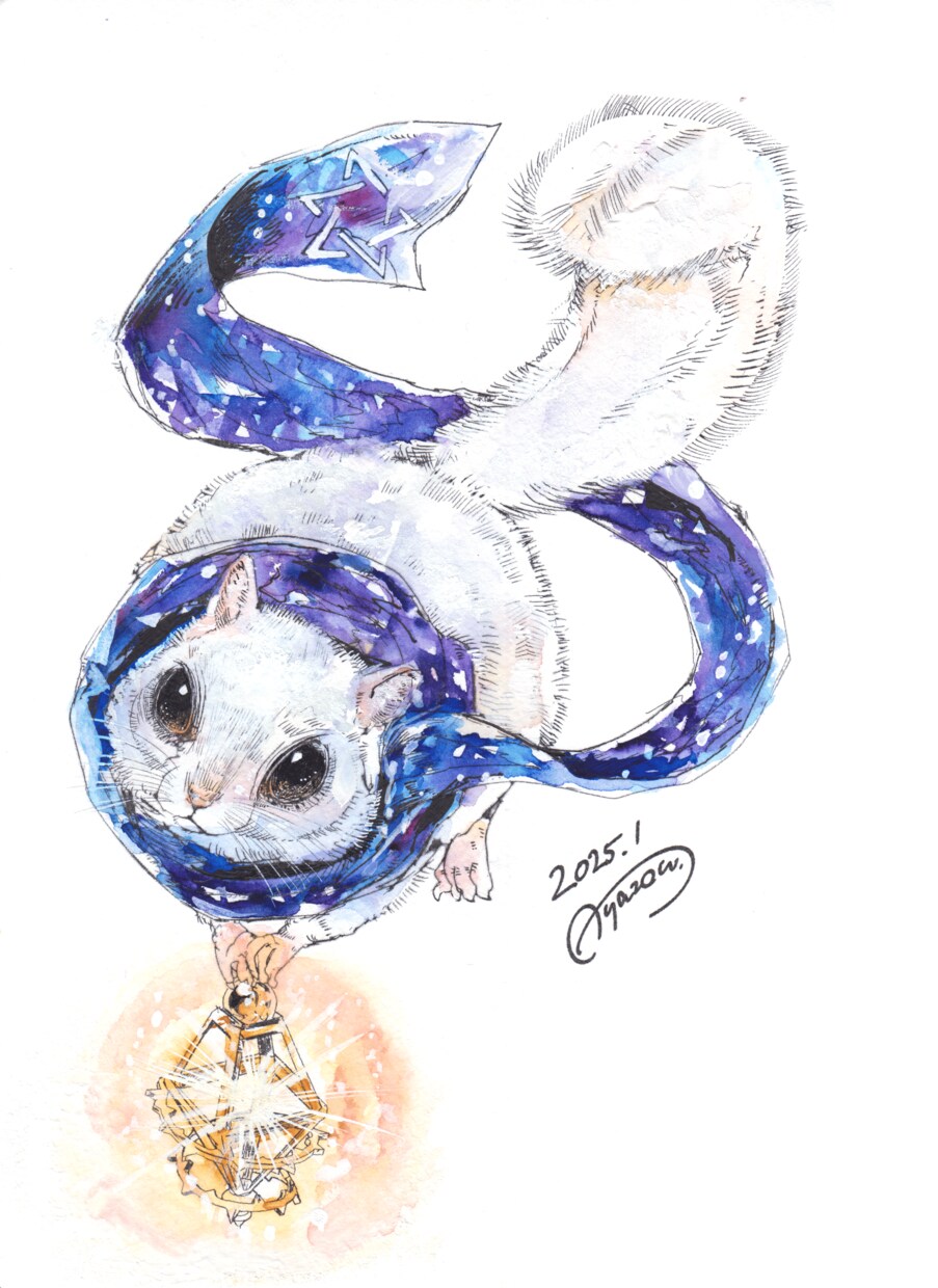 リアルだけど超幻想的！あなたのお好みの動物描きます 可愛いから格好いいまで！装飾的な水彩動物画（ペット可） イメージ8