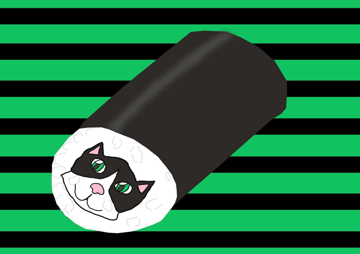 猫のおもしろイラストを描きます 面白いそうな猫と飾り物を描きます イメージ5
