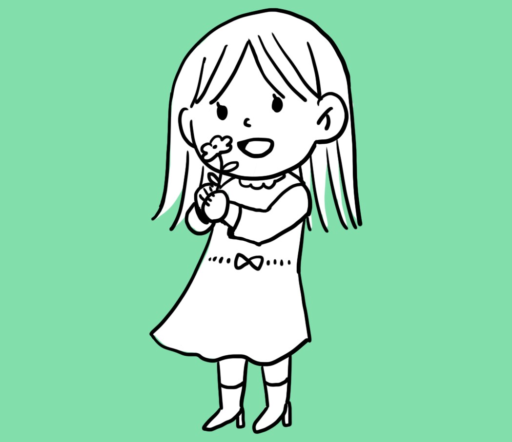 女の子人物限定アイコン作成します シンプルでほんわかなごむ絵柄です♪ イメージ3
