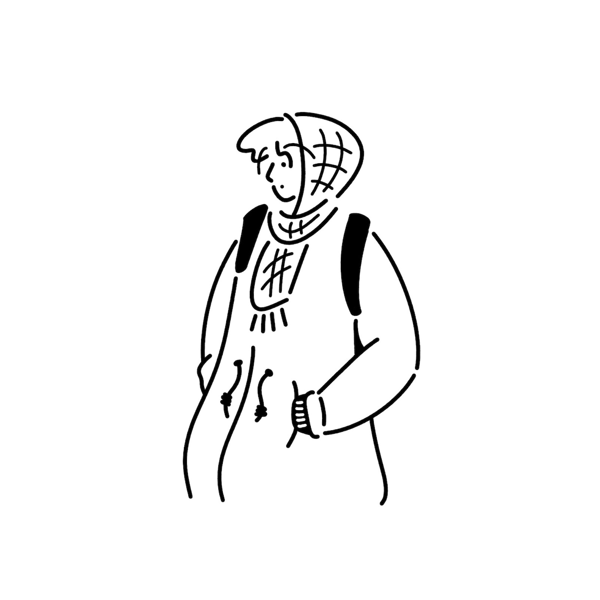即対応◎シンプルでかわいい線画のイラスト作成します （カラーも○）お気に入りの写真をイラストとして残しませんか？ イメージ2