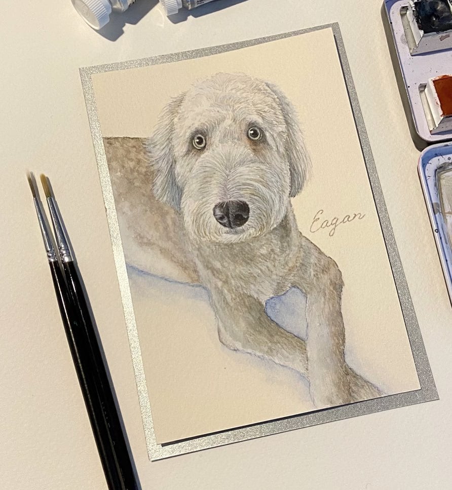 世界に一つの原画、かわいいペットの似顔絵描きます 肖像画のようなリアルな絵を飾りませんか？ イメージ4
