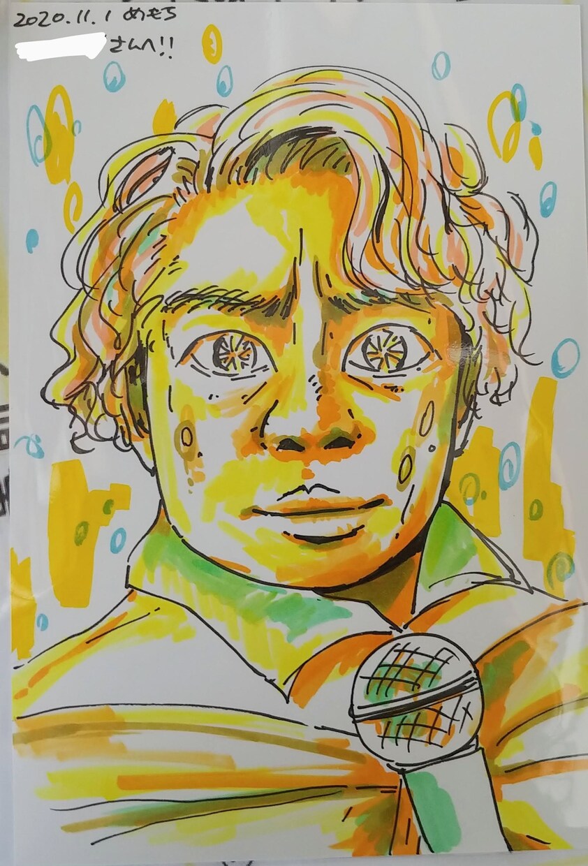 カラフルでポップな手描き似顔絵描きます はがきサイズのお手頃価格で試してみませんか？ イメージ5