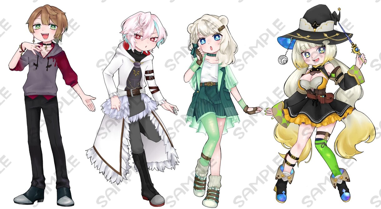 ご希望のイラスト描きます 動画サムネイルや立ち絵、キャラクターデザイン等！ イメージ8