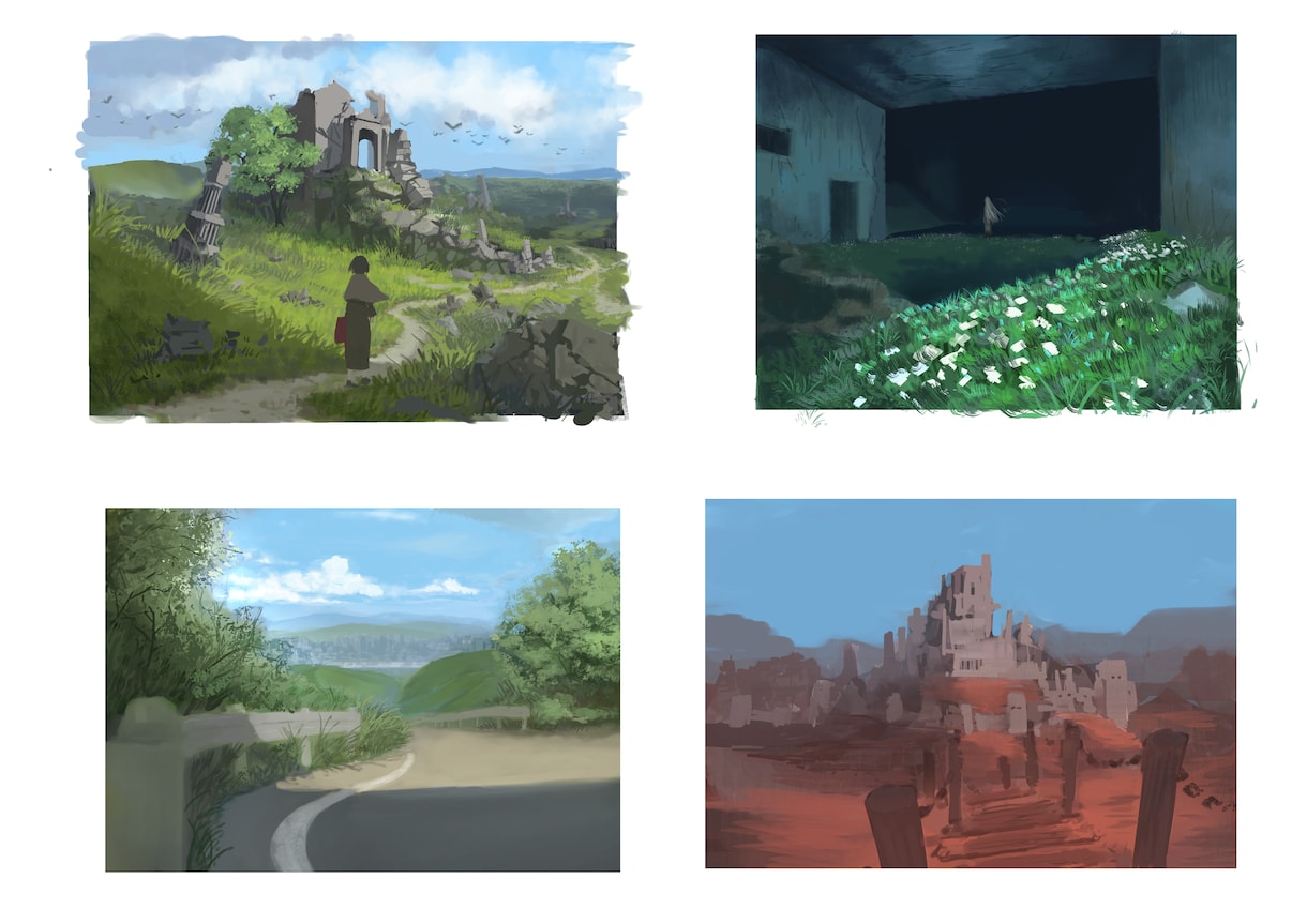 ゲームTRPG背景制作◆世界観重視背景美術描きます 背景美術プロ品質◆ADV・世界観設定・差分対応・PSD納品可 イメージ7