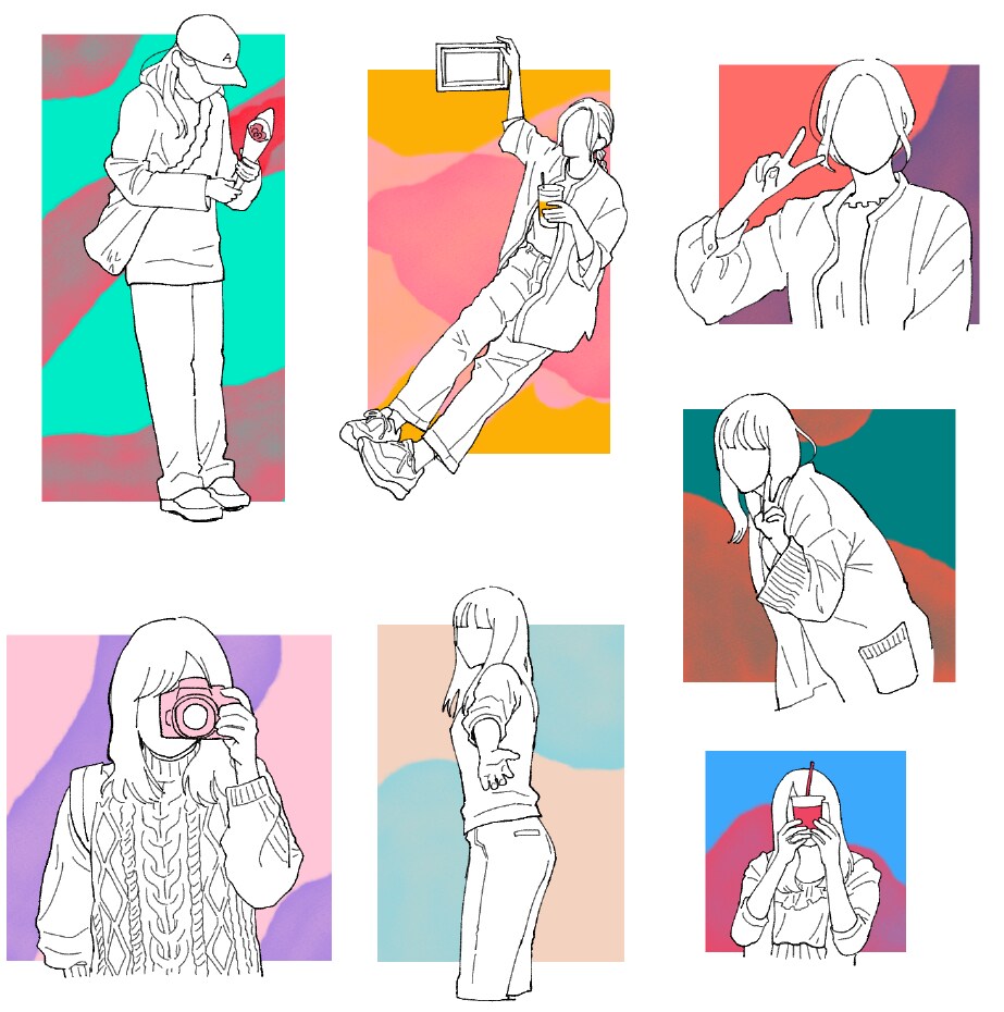 お写真からシンプルでおしゃれなイラスト作成します 写真から生まれる、世界にひとつだけの線画アート イメージ1