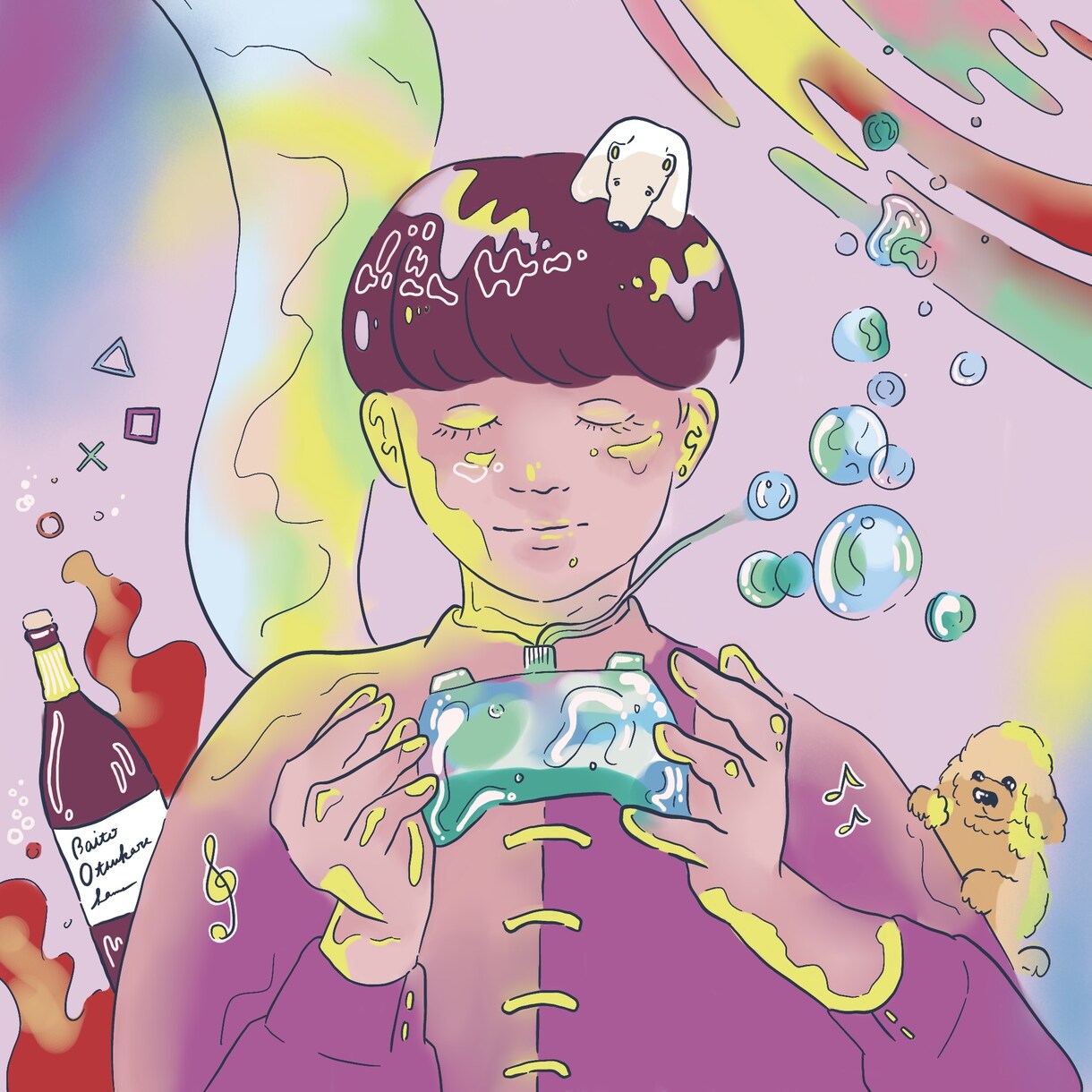 あなたの好きを凝縮したカラフルな絵を描きます 指定された写真(著作権フリー)を元にカラフルな絵を描きます イメージ2