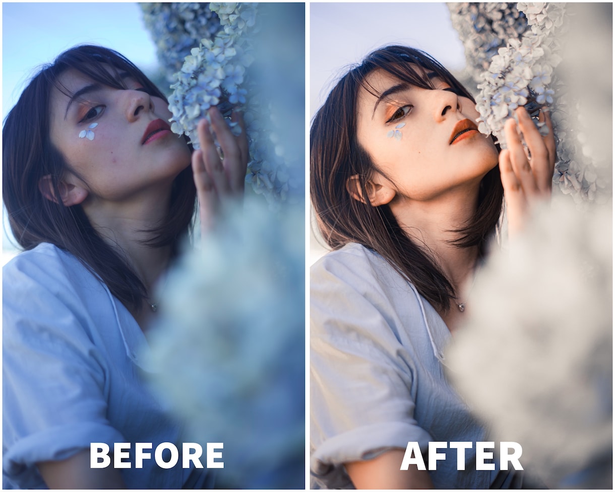 3枚！レタッチPhotoshop写真編集致します インスタ用に少し盛りたい！ポトレ撮れたけどレタッチ分からない イメージ4