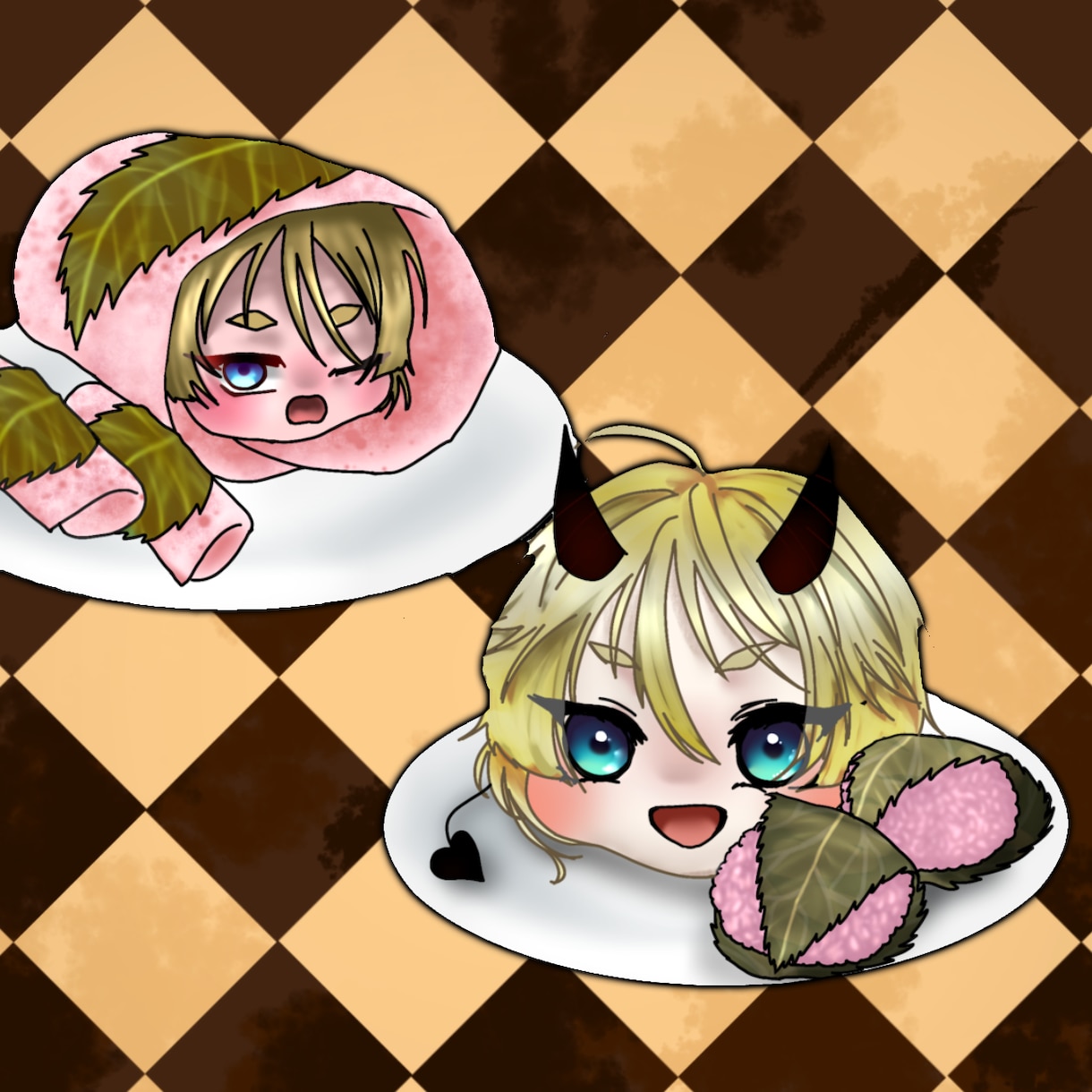パキッとした絵柄のミニキャラ描きます 駆け出し価格でミニキャラお描きします イメージ2