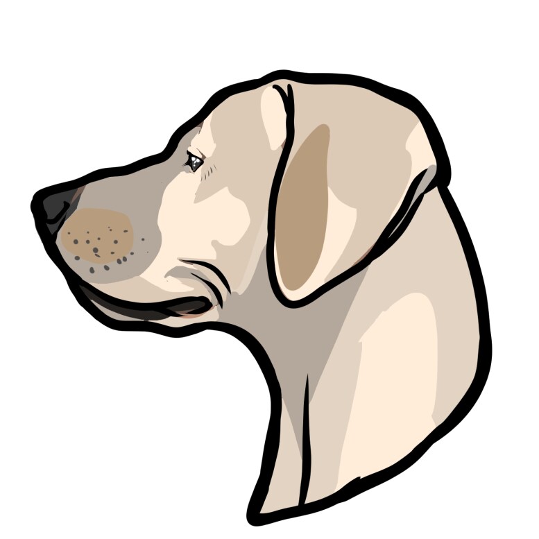 犬の横顔を描きます 即日納品!高クオリティ!うちの子イラストオーダー！アイコンに イメージ5