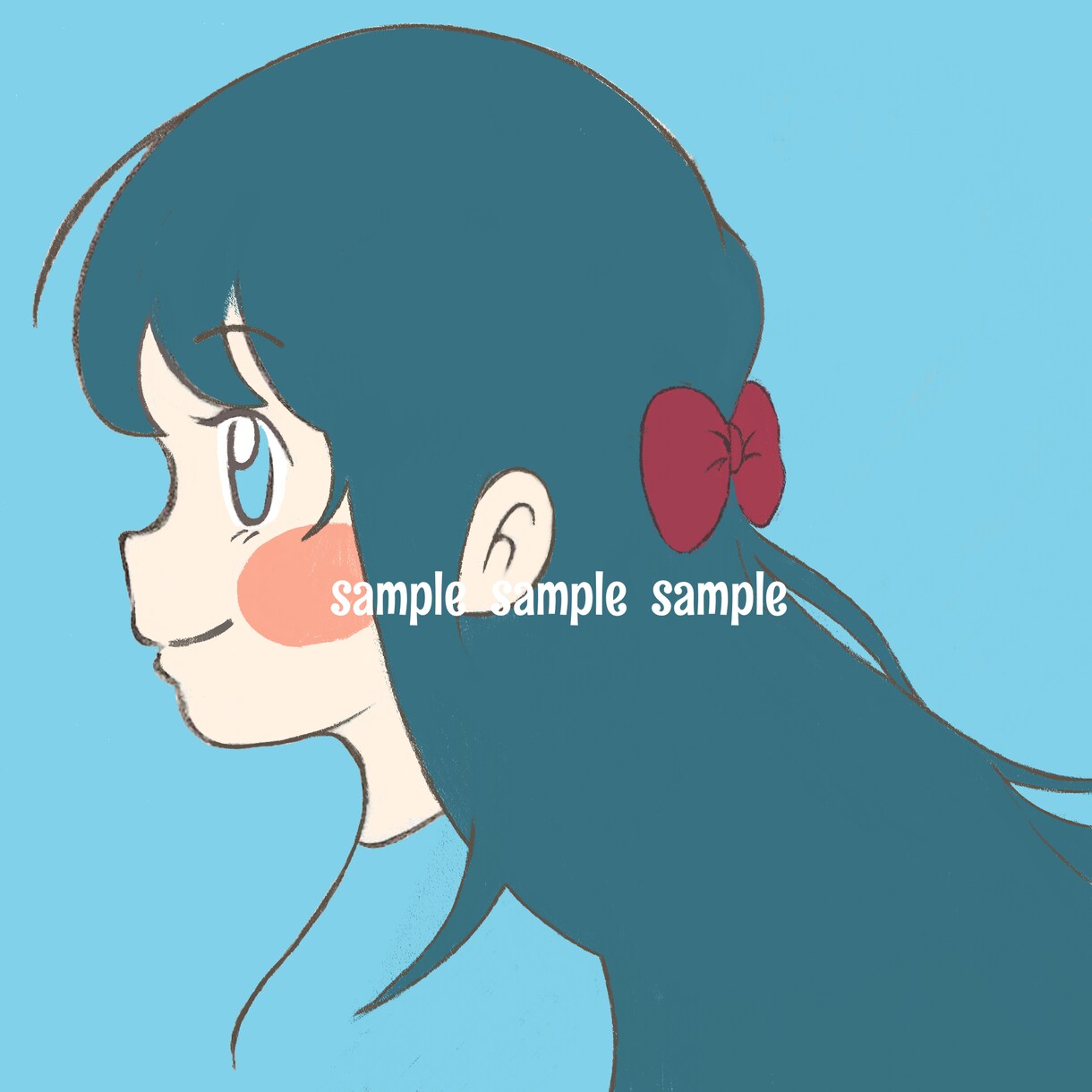あなたの理想のかわいい女の子イラスト描きます 自分だけのＳＮＳアイコンで個性を出そう！ イメージ2
