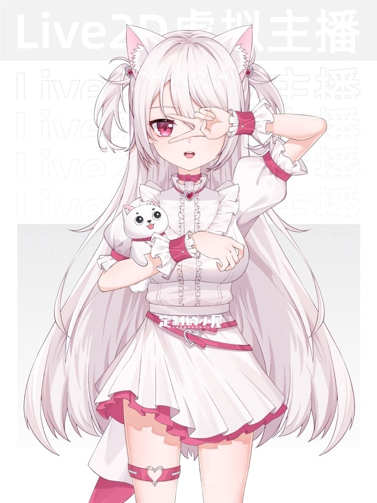 Vtuber向け、Live2Dモデルを制作しまます キャラデザからモデリングまで一括対応！無料修正3回！ イメージ3