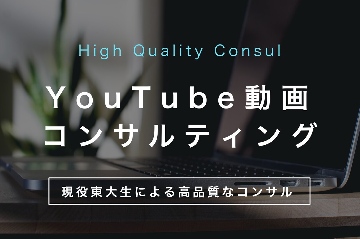 現役マネジャーがYouTubeのコンサルをします チャンネル登録13万人＆再生数2400万回の運営実績 イメージ1