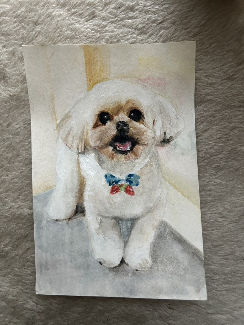 可愛いご家族を水彩で描きます 自分用、プレゼント用に。水彩で優しいイラストをお届けします。 イメージ5