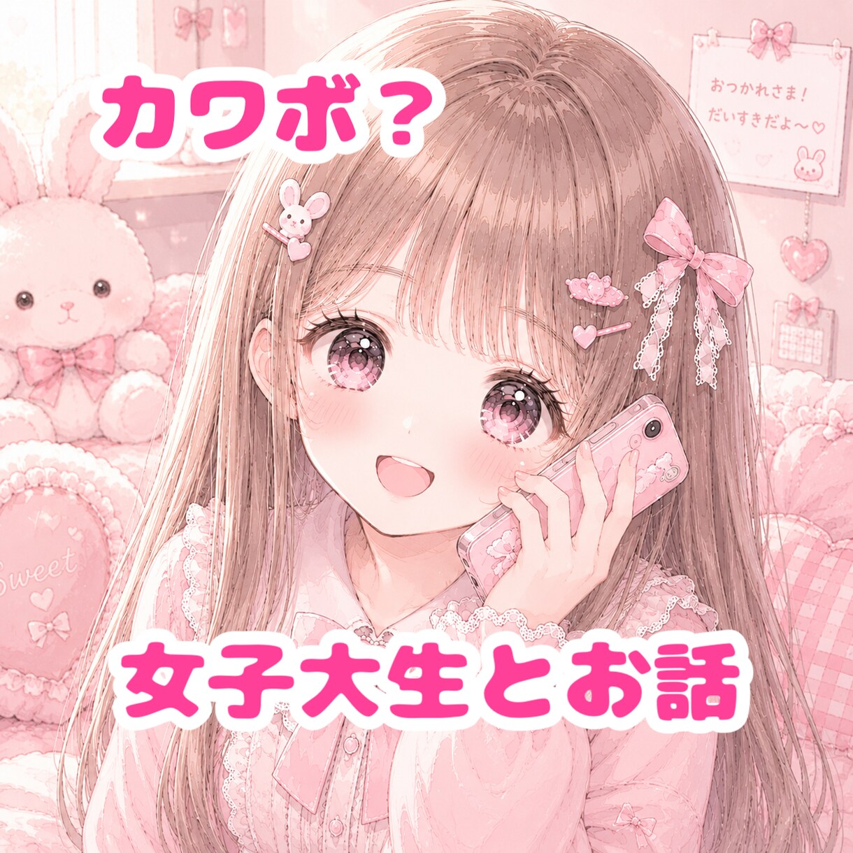 1分から◎/カワボ女子大生がお話聞きます あなただけの癒し時間をお届け ໒꒱·̩͙⋆‪.*‪ イメージ1