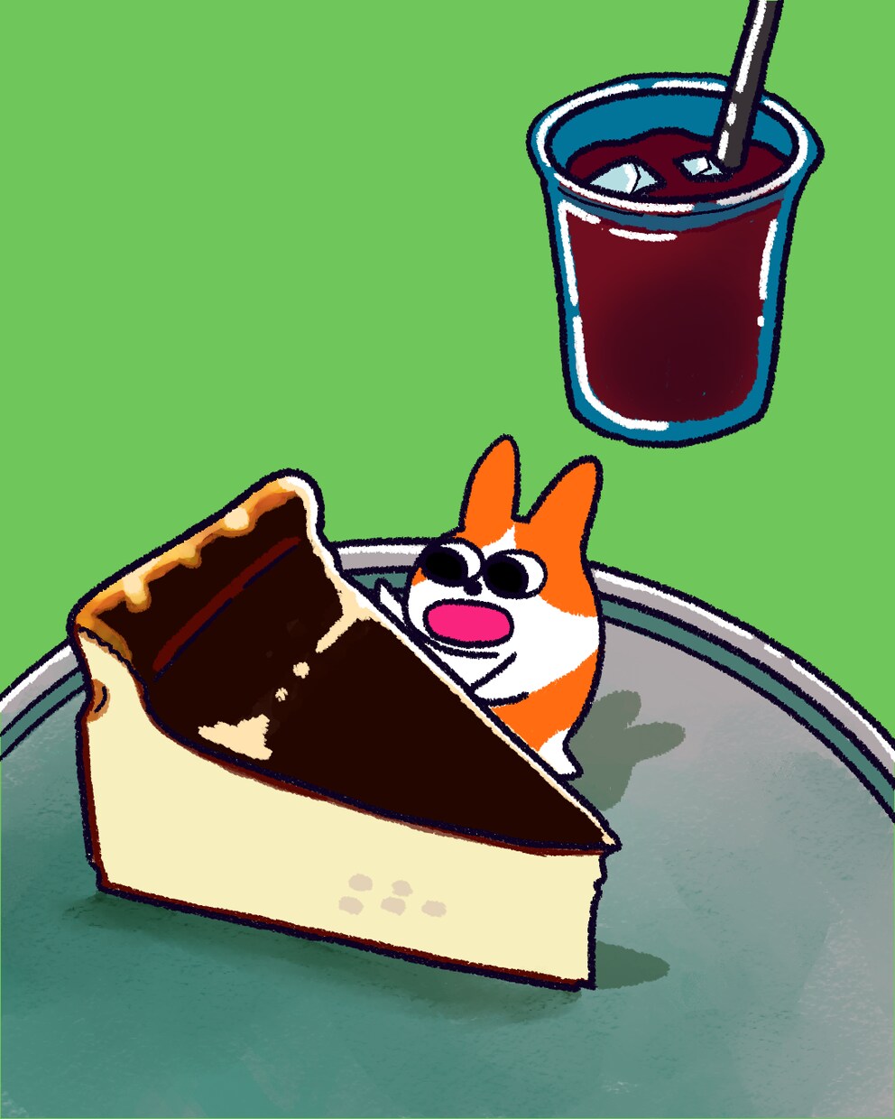 ゆるーい動物・フード・人物イラスト作ります 可愛い・ゆるい・ビビッドなイラストをお求めの方に！ イメージ5