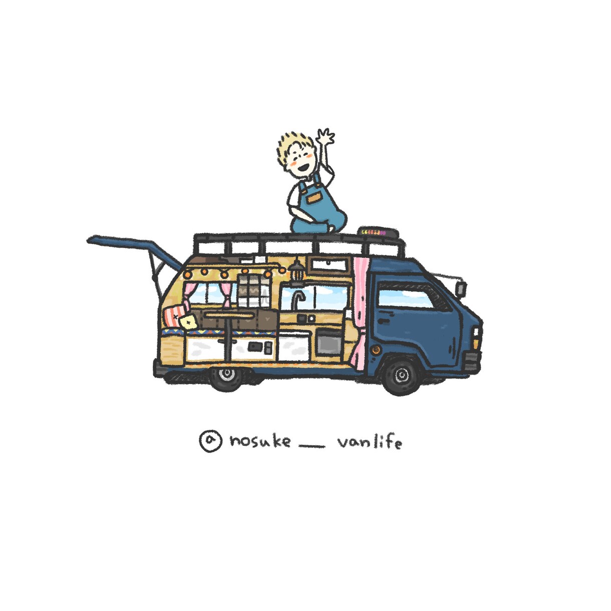 商用利用可！ゆる可愛い人物・日常系イラスト描きます アイコン・挿絵・グッズなど用途に合わせたオリジナルイラスト イメージ2