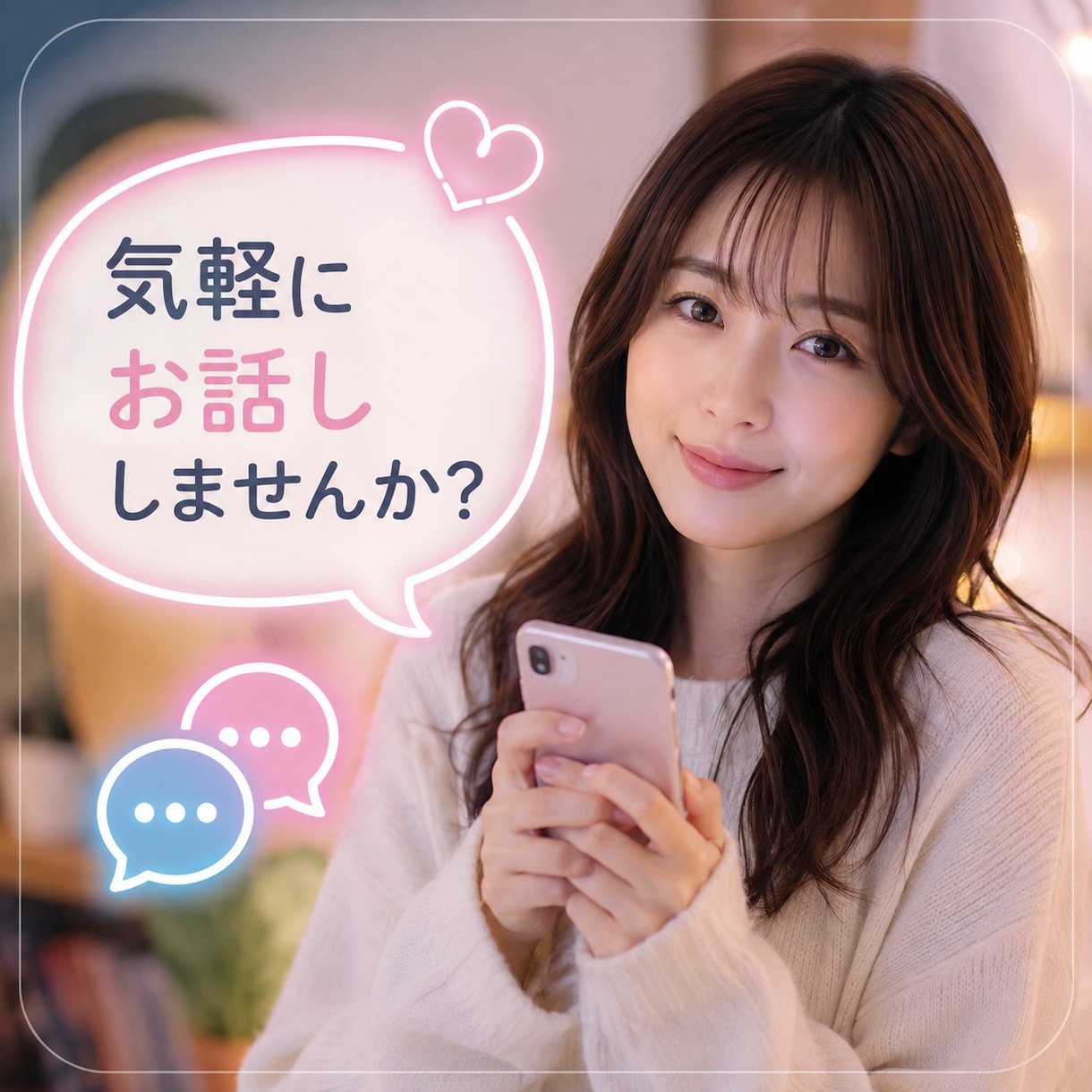 マッチングアプリ前に女性との会話を練習できます 緊張せず話せるよう、一緒に練習しましょう(1日限定) イメージ1