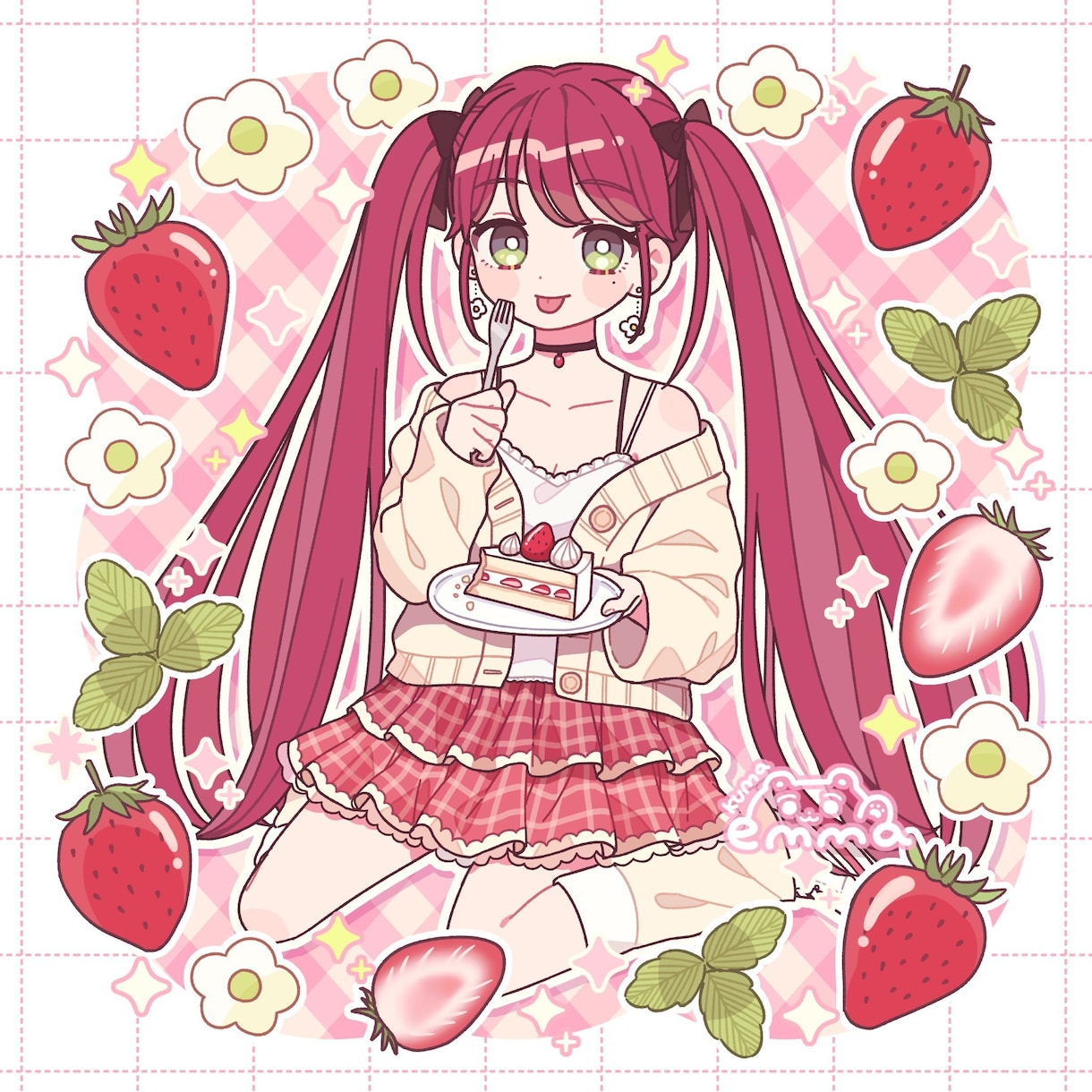 ゆるふわポップなイラストお描きします アイコン、立ち絵、一枚絵、動画・配信用等 イメージ3